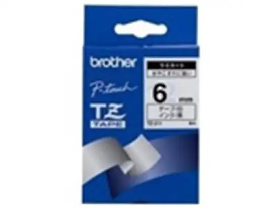Schriftband-Kassette Brother TZe-211 schwarz auf weiß 6mm/8m laminiert
