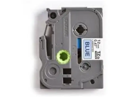 Schriftband-Kassette Brother TZe-531 schwarz auf blau 12mm/8m laminiert