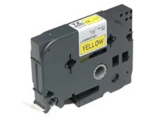 Schriftband-Kassette Brother TZe-651 schwarz auf gelb 24mm/8m laminiert