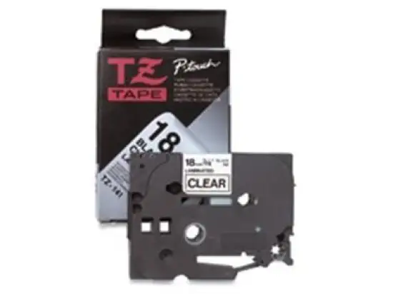 Schriftband-Kassette Brother TZe-FX641 schwarz auf gelb 18mm/8m Flexi-Tape laminiert