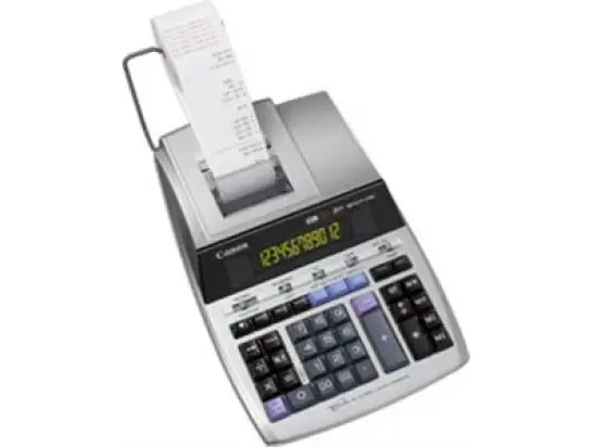 Druckender Tischrechner Canon 2496B001 MP1211-LTSC-es 12-stellig, 2-farbiges Display, 2-farbiger Ausdruck