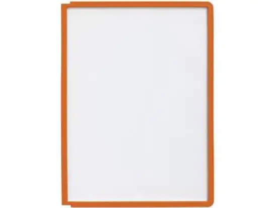 Sichttafel Durable 5606-09 560609 Sherpa Panel A4-hoch orange Kunststoff (PP), Pack 5 Stk