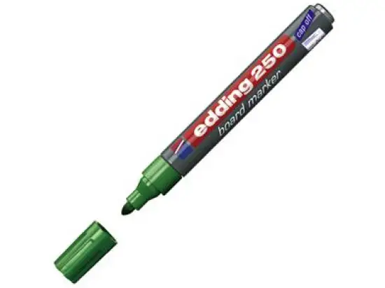 Whiteboardmarker Edding 250 4-250004 1,5-3mm, Rundspitze, grün