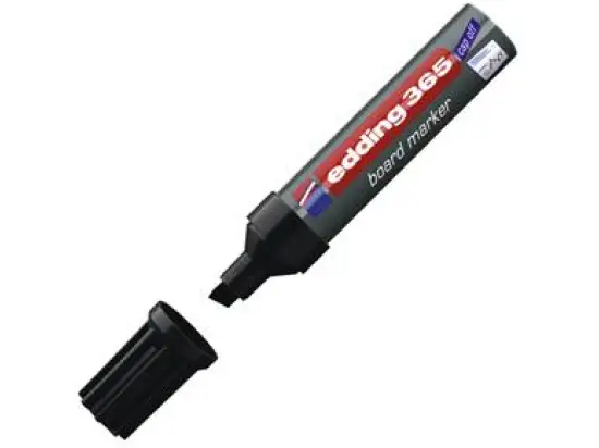 Whiteboardmarker Edding 365 4-365001 2-7mm, Keilspitze, schwarz, Pack 10 Stk