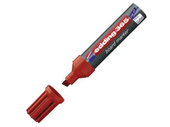 Whiteboardmarker Edding 365 4-365002 2-7mm, Keilspitze, rot