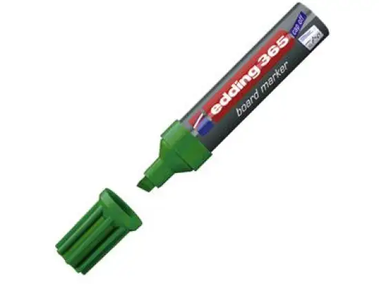 Whiteboardmarker Edding 365 4-365004 2-7mm, Keilspitze, grün, Pack 10 Stk
