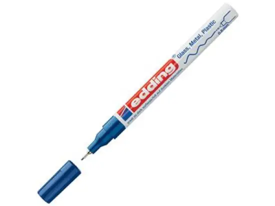 Glanzlack-Marker Edding 780 4-780-9-003 0,8mm, Rundspitze, blau