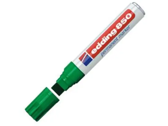 Permanentmarker Edding 850 4-850004 5-15mm, Viereck-Keilspitze,grün