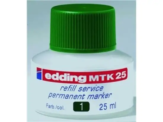 Permanentmarker-Nachfülltusche Edding MTK25 4-MTK25004 grün, für Edding 1/400/404/3000/3300, 25ml