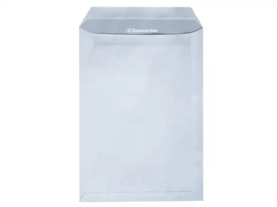 Versandtasche Soennecken 327213601 2927 C5 ohne Fenster/selbstklebend weiß 90g, Pack 500 Stk