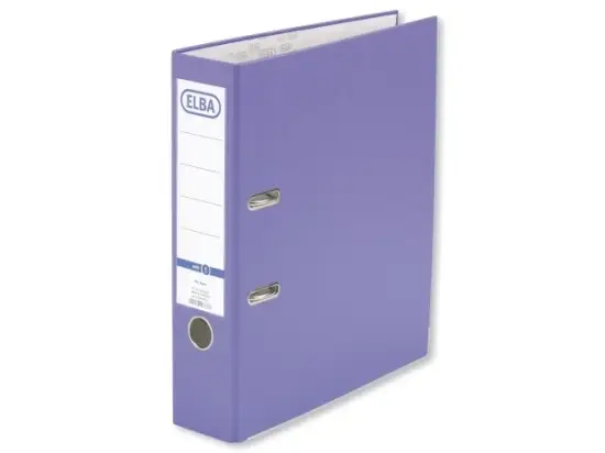 Ordner Elba 100202152 10456VI smart Pro A4, 80mm, Pappe/PP-Folie, Wechselfenster, violett