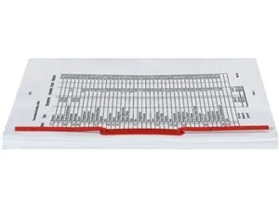 Bündelungsbügel Elba 100421094 83529RO tric Draht PE-ummantelt, Deckschiene, Füllvermögen: 80mm, rot, Pack 100 Stk