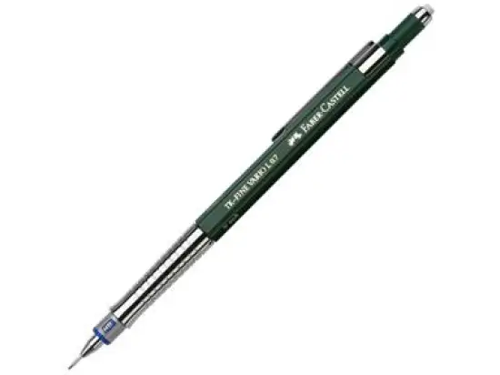 Druckbleistift Faber-Castell 135700 TK-Fine Vario-L Minenstärke: 0,7mm, Schaftfarbe: grün
