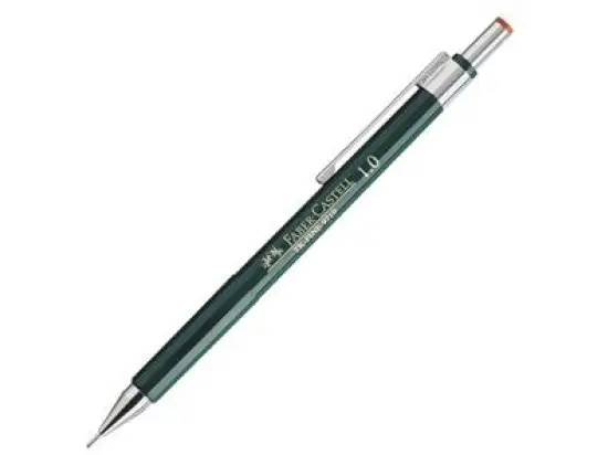 Druckbleistift Faber-Castell 136900 TK-Fine 9719 Minenstärke: 1mm, Schaftfarbe: grün