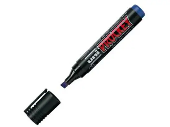 Universalmarker Uni-Ball uni-Prockey PM-126 159051 3-6mm, Keilspitze, blau
