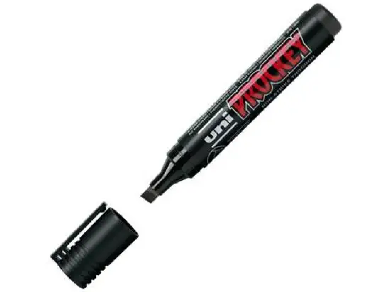 Universalmarker Uni-Ball uni-Prockey PM-126 159099 3-6mm, Keilspitze, schwarz