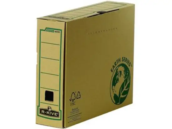 Archivschachtel Fellowes 4470101 Bankers Box, Earth Series A4, braun (25 x 8 x 31,5 cm)
