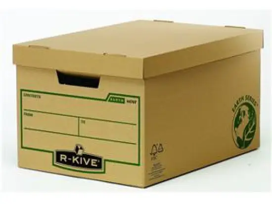 Archivbox Fellowes 4470701 Bankers Box, Earth Series braun, mit Deckel (26 x 32,5 x 44,5 cm)