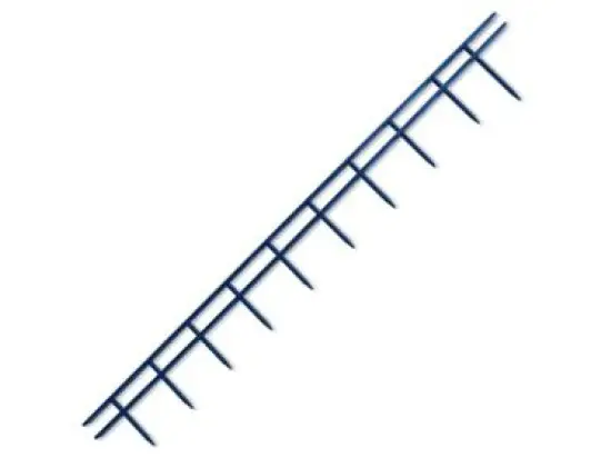 Bindestreifen GBC 1132845 25mm A4 blau 10-teilig, Pack 100 Stk