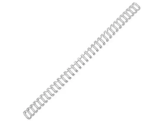 Drahtbinderücken GBC RG810597 Ø 8,0mm silber, Pack 100 Stk