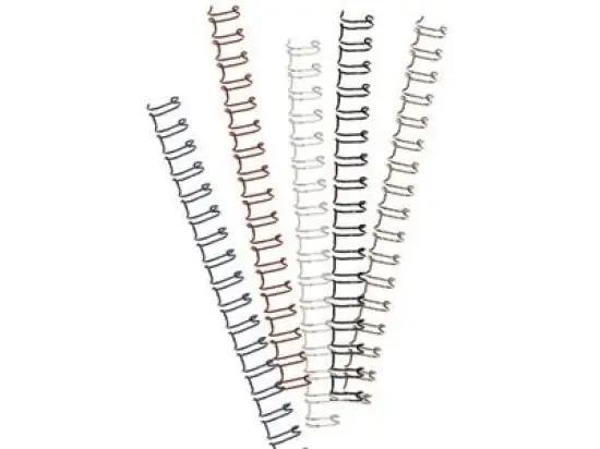 Drahtbinderücken GBC RG810670 Ø 10,0mm weiß, Pack 100 Stk