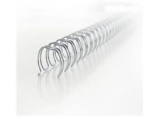 Drahtbinderücken GBC RG810897 Ø 12,0mm silber, Pack 100 Stk