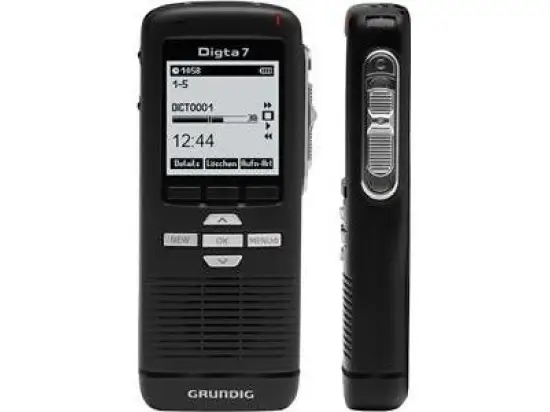 Digitales Handdiktiergerät Grundig PDM7020-12 Digta 7 (Typ 702) mit DigtaSoft One