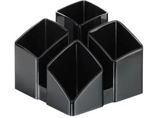 Köcher HAN 17450-13 Scala Kunststoff, schwarz mit 4 Fächern