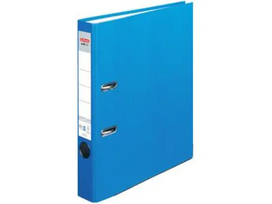 Ordner Herlitz 300002752 10841658 maX.file nature+ A4, 50mm, Pappe/Kraftpapier, blau, Pack 25 Stk