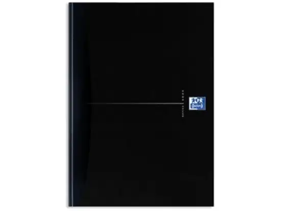 Geschäftsbuch Oxford 100104227 Notebook Office Smart Black A4 kariert 96 Blatt ECF Smart Black