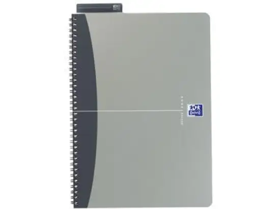 Spiralbuch Oxford 100101421 Office A4, kariert, 90 Blatt, farbig-sortiert