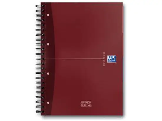 Collegeblock Oxford 100104738 Europeanbook A4+, kariert, 120 Blatt, 4fach gelocht