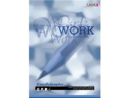 Kanzleipapier Landre 100050618 A3 gefalzt auf A4, 80g, liniert, Pack 250 Bogen