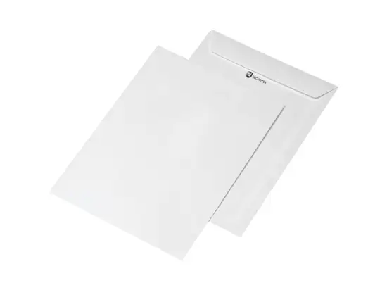Versandtasche Securitex 30001239 395550 B4 (250 x 353 mm), ohne Fenster, Haftklebung mit Abdeckstreifen, weiß, 130g, Pack 100 Stk
