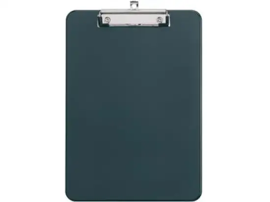 Schreibplatte / Klemmbrett Maul 2340590 A4, Kunststoff, flacher vernickelter Klemmbügel, schwarz