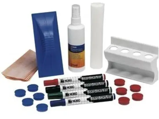 Whiteboard-Zubehörset Nobo 1901430 Inhalt: 4 Marker, 1 magnetischer Tafelwischer
