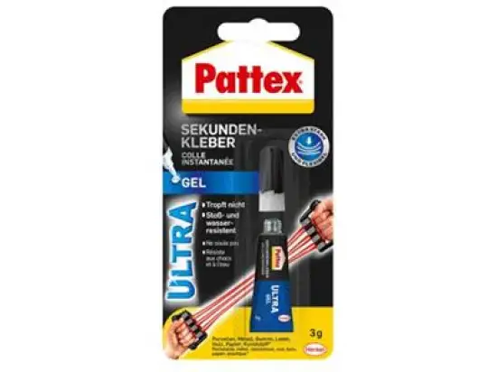 Sekundenkleber Pattex PSG2C WA98 Ultra Gel, Pack 6 x 3g