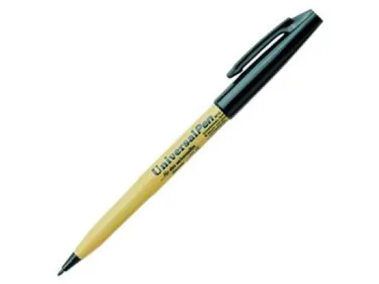 Universalmarker Pentel M10U-A UniversalPen 0,8-1,0mm, Rundspitze, schwarz