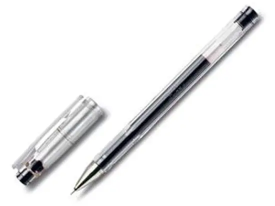Gelschreiber Pilot BL-GC3-B 2501001 G-Tec C3 Strichstärke: 0,15mm (Micro Fine), schwarz, Pack 12 Stk