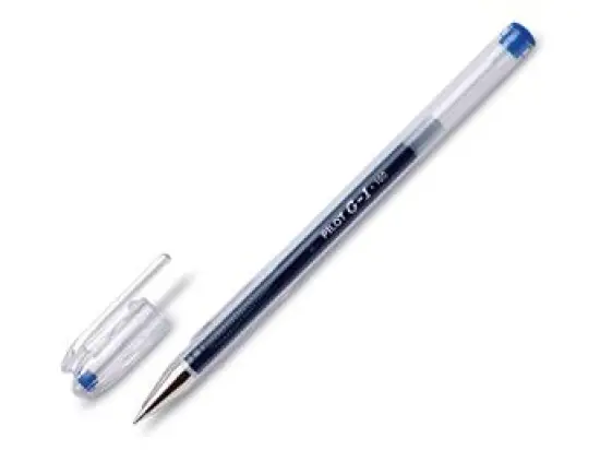 Gelschreiber Pilot BL-G1-5T-L 2603003 G-1 klassik Strichstärke: 0,3mm, blau, Pack 12 Stk