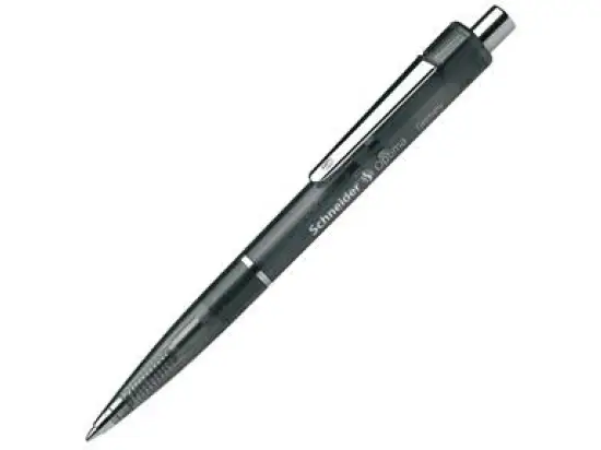 Kugelschreiber Schneider 3401 Optima M, Wechselmine, Druckmechanik, dokumentenecht, schwarz