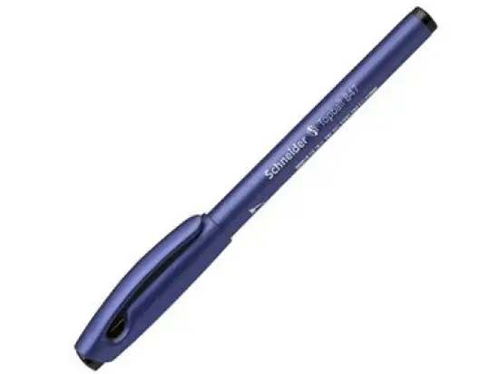 Tintenroller Schneider 8471 Topball 847 0,5mm, mit Kappe, Kunststoffspitze, schwarz