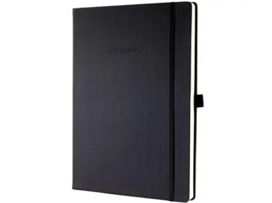 Notizbuch Sigel CO112 Conceptum A4 (213 x 295 mm), liniert, Hardcover, schwarz