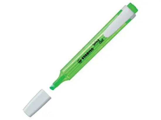 Textmarker Stabilo 275/33 swing cool 1-4mm, Keilspitze, grün