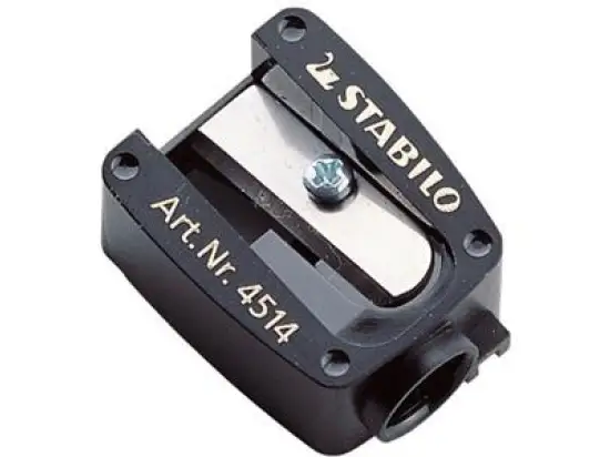 Spitzer Stabilo 4514 Kurzkonusspitzer, für hochwertige Farbstifte, Pack 20 Stk