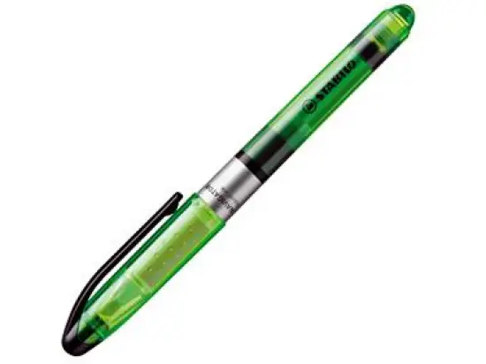 Textmarker Stabilo 545/33 Navigator 1-4mm, Keilspitze, grün, Pack 10 Stk