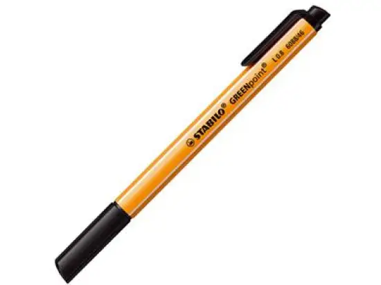 Filzschreiber Stabilo 6088/46 GREENpoint schwarz