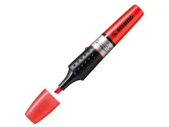 Textmarker Stabilo 71/40 Luminator 2-5mm, Keilspitze, rot