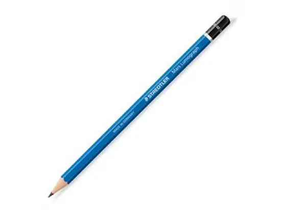 Bleistift Staedtler 100-B Mars Lumograph B, Pack 12 Stk