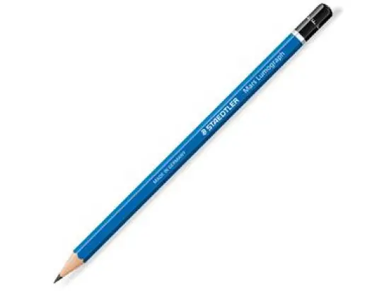 Bleistift Staedtler 100-F Mars Lumograph F, Pack 12 Stk